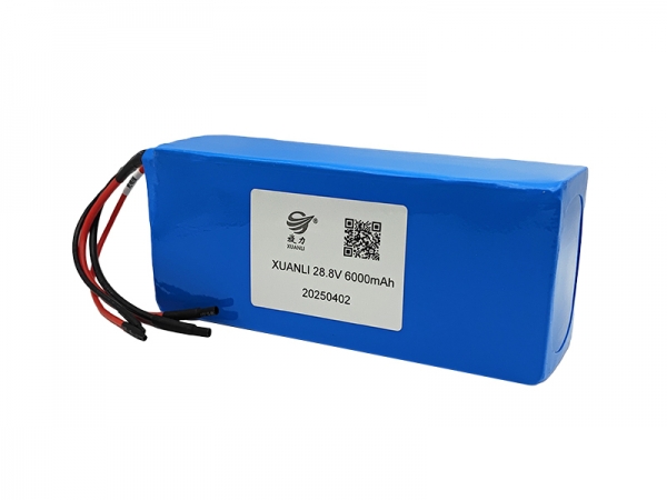 28.8V 6000mAh 進口圓柱鋰電池