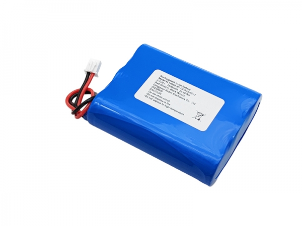 3.7V 7800mAh 18650圓柱鋰電池 | 1S3P鋰電池-插頭2.54